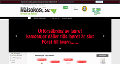 Desktop Screenshot of halsokost.se