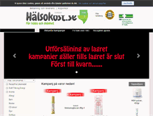 Tablet Screenshot of halsokost.se
